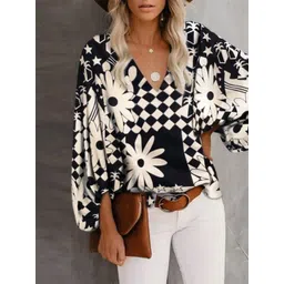 StyleCast Women Typography Printed Round Neck Top-picture-25