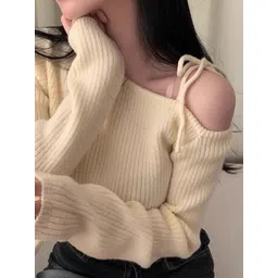 StyleCast Women V-Neck Long Sleeves Pullover Sweaters-picture-26