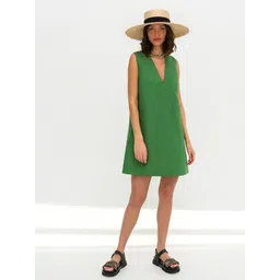 StyleCast Women V-Neck Sleeveless A-Line Mini Dress-picture-12