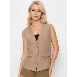 StyleCast Woven Sleeveless Waistcoat-picture-19