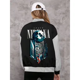 Stylecast X Hersheinbox Women Colourblocked Fleece Varsity Jacket-picture-40