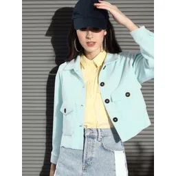 STYLECAST X KASSUALLY Women Lightweight Crop Tailored Jacket-picture-40