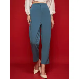STYLECAST X KASSUALLY Women Relaxed Straight Fit Easy Wash Trousers-picture-10