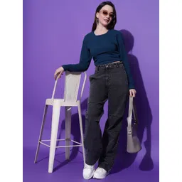 Stylecast X Kotty Round Neck Crop Top-picture-26