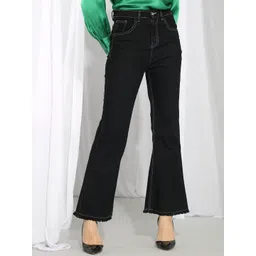 Stylecast X Kotty Women Bootcut High-Rise Stretchable Jeans-picture-26