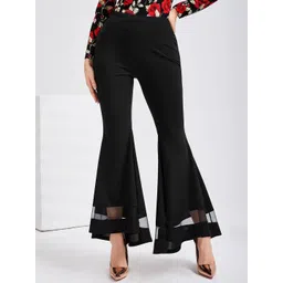 Stylecast X Kotty Women Flared High-Rise Trousers-picture-25
