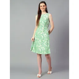 Stylecast X Kotty Women Floral Print Fit and Flare Dress-picture-12