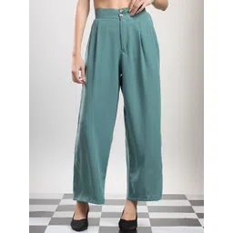 Stylecast X Kotty Women High-Rise Loose Fit Wide Leg Trousers-image-35