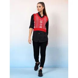 Stylecast X Kotty Women Printed Crop Pullover-picture-28
