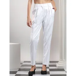 Stylecast X Kotty Women Relaxed High-Rise Relaxed Fit Pleated Trousers-picture-22