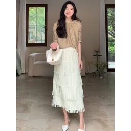 StyleCast x Revolte A-Line Maxi Skirts-picture-28