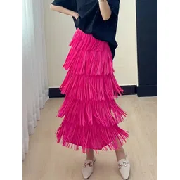 StyleCast x Revolte A-Line Maxi Skirts-picture-41