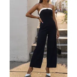 StyleCast x Revolte Black Strapless Sleeveless Basic Jumpsuit-picture-31