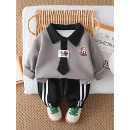 StyleCast x Revolte Boys Polo Collar Sweatshirt With Jogger-picture-30