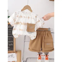 StyleCast x Revolte Boys Printed Pure Cotton T-shirt With Shorts-picture-28