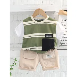 StyleCast x Revolte Boys Printed Pure Cotton T-shirt with Shorts-picture-27