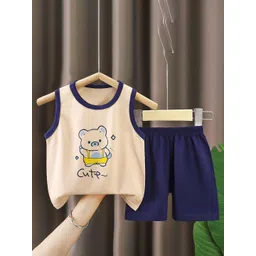 StyleCast x Revolte Boys Printed Pure Cotton T-shirt With Shorts-picture-22