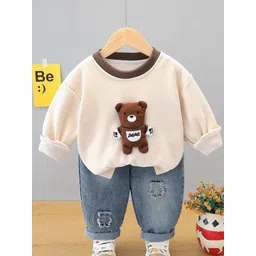 StyleCast x Revolte Boys Printed Pure Cotton T-shirt with Trousers-picture-38