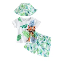 StyleCast x Revolte Boys Printed Round Neck T-shirt With Shorts-picture-29