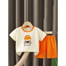 StyleCast x Revolte Boys Printed Short Sleeves Pure Cotton T-shirt With Shorts-picture-30