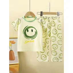 StyleCast x Revolte Boys Printed Short Sleeves T-shirt With Trousers-picture-17