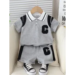 StyleCast x Revolte Boys Pure Cotton Printed T-shirt With Shorts-picture-14