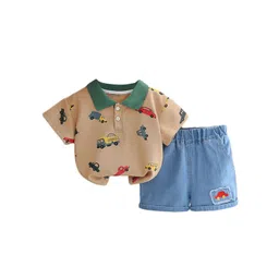 StyleCast x Revolte Boys Pure Cotton Printed T-shirt With Shorts-picture-11