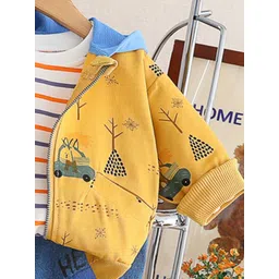 StyleCast x Revolte Boys Pure Cotton Printed T-shirt with Trousers image 4