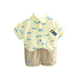 StyleCast x Revolte Boys Shirt Collar Short Sleeves Printed Shirt with Shorts-picture-30