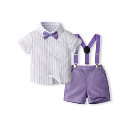 StyleCast x Revolte Boys Striped Pure Cotton Three Piece Suit-picture-23