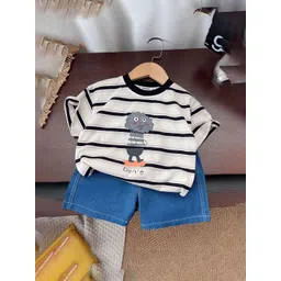 StyleCast x Revolte Boys Striped T-shirt With Shorts-picture-39