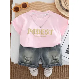 StyleCast x Revolte Boys Typography Printed T-shirt With Capris-picture-25