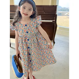 StyleCast x Revolte Floral Print Fit & Flare Dress-picture-30