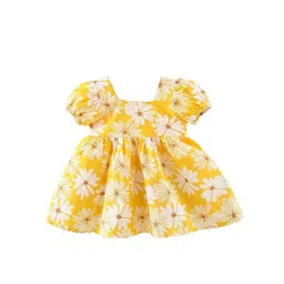 StyleCast x Revolte Floral Print Puff Sleeve Fit & Flare Dress-picture-19