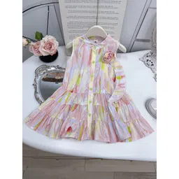 StyleCast x Revolte Girls Abstract Printed Applique A-Line Dress-picture-25