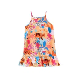 StyleCast x Revolte Girls Abstract Printed Shoulder Straps A-Line Mini Dress-picture-13