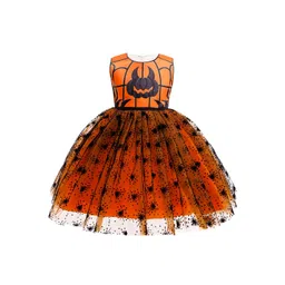 StyleCast x Revolte Girls Colourblocked Layered Georgette Fit & Flare Midi Dress-picture-19