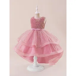 StyleCast x Revolte Girls Embellished Sleeveless Asymmetric Hem Party Gown Dress-picture-34