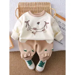 StyleCast x Revolte Girls Embroidered Round Neck Sweatshirt With Jogger-picture-12