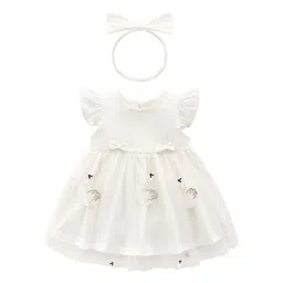 StyleCast x Revolte Girls Flared Sleeve Applique Net A-Line Midi Dress-picture-35