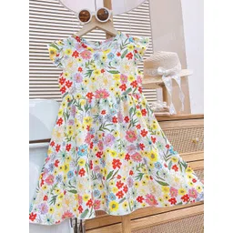 StyleCast x Revolte Girls Floral Printed A-Line Midi Dress-picture-29