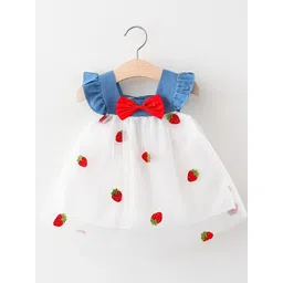 StyleCast x Revolte Girls Floral Printed Choker Neck Gathered or Pleated A-Line Dress-picture-23