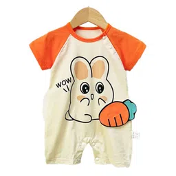 StyleCast x Revolte Girls Graphic Printed Round Neck Cotton Rompers-picture-21