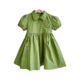 StyleCast x Revolte Girls Peter Pan Collar Fit & Flare Midi Dress-picture-15