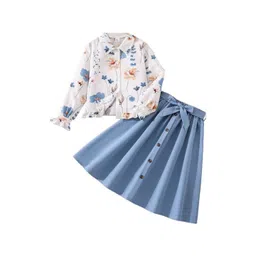 StyleCast x Revolte Girls Printed Shirt With Skirt-picture-54