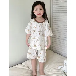 StyleCast x Revolte Girls Printed T-shirt & Shorts Night Suit-picture-18