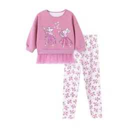 StyleCast x Revolte Girls Printed T-shirt With Pyjamas-picture-39