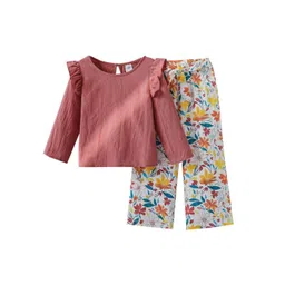 StyleCast x Revolte Girls Pure Cotton Top with Trousers Clothing Set-picture-11