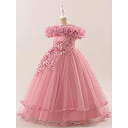 StyleCast x Revolte Girls Ruffled Embellished Gown Maxi Dress-picture-45