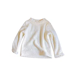 StyleCast x Revolte Girls Self Design Round Neck Long Sleeves Regular Top-picture-11